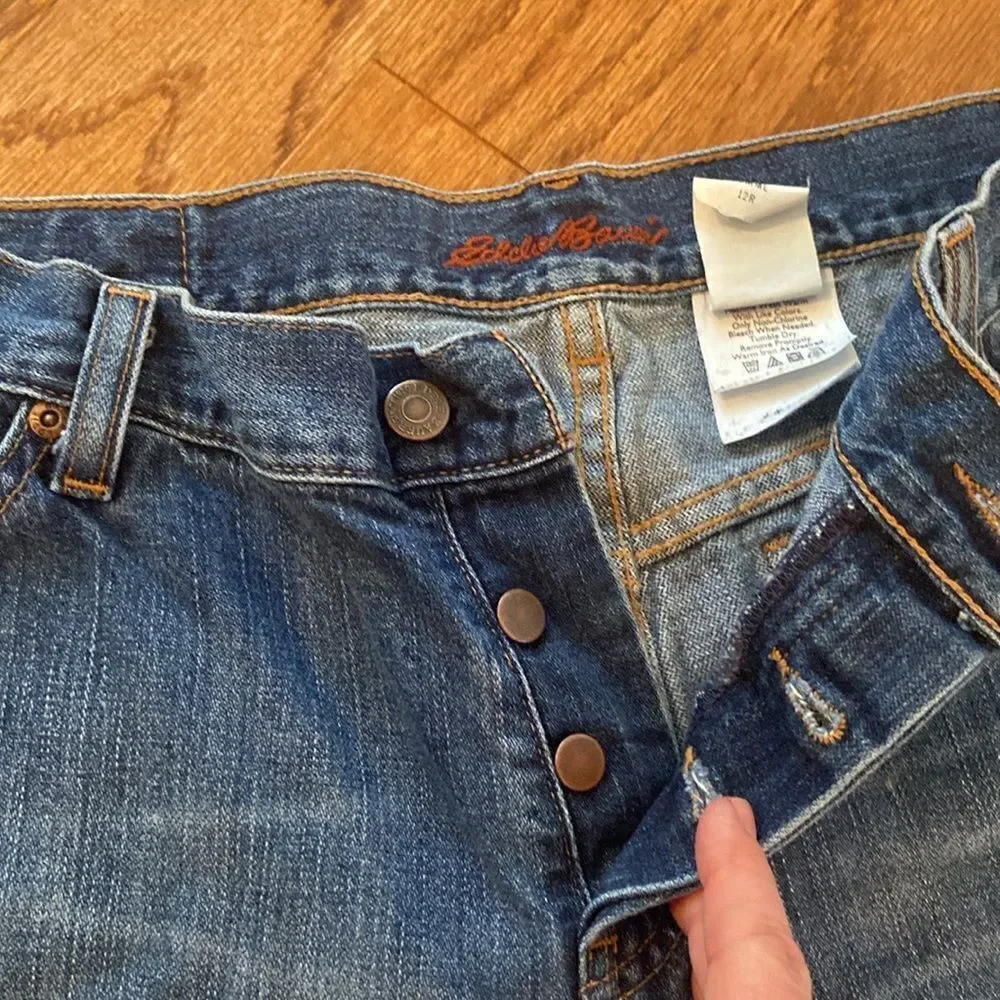 Eddie Bauer size 12 Jean cut off’s, button up fly